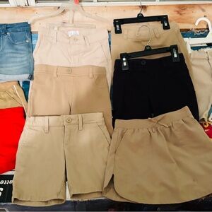 The Children's Place Tan and Black Bermudas Casual Versatile Bottoms